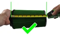 Correct way to measure height