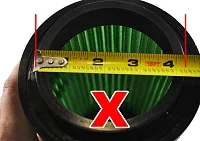 Incorrect way to measure inside diameter